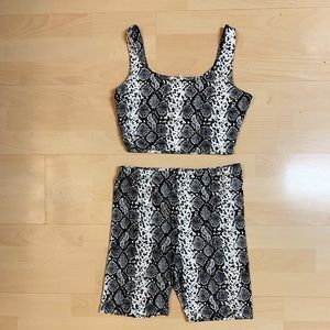 Snake Print 2 Peice Set